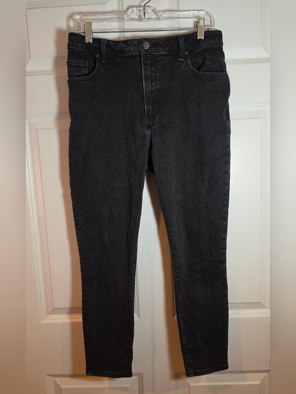 Abercrombie & Fitch Curve Love Super Skinny Ankle High Rise Jeans, size 12S 31
